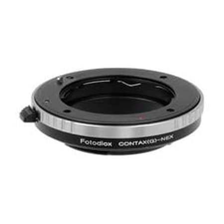 Fotodiox Fotodiox CntxG-SnyE Lens Mount Adapter - Contax G SLR Lens To Sony Alpha E-Mount Mirrorless Camera Body with Built-in Focus Control Dial CntxG-SnyE